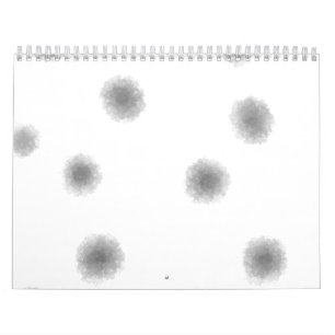 Calendario Moda DE ESTILO MÍNIMO MODERNO MONOGRAM ELEGANTE SI