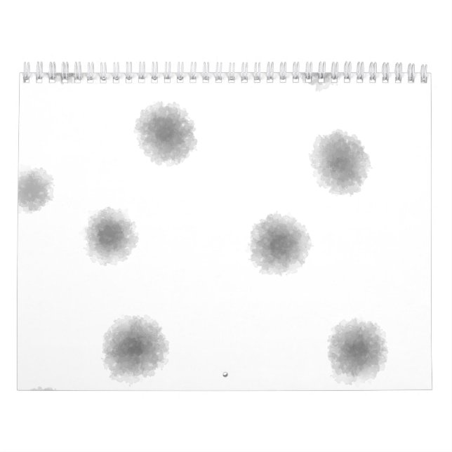 Calendario Moda DE ESTILO MÍNIMO MODERNO MONOGRAM ELEGANTE SI (Tapa)