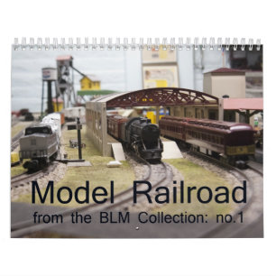 Calendario modelo del ferrocarril