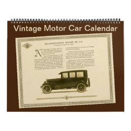 Calendario Modelos de automóviles antiguos de los años 20