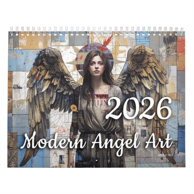 Calendario Modern Angel Art 2026 Calendar (Tapa)