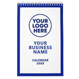 Calendario Modern Business Logo Navy Blue To Do List