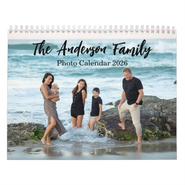 Calendario Modern Family Photo Collage (Tapa)
