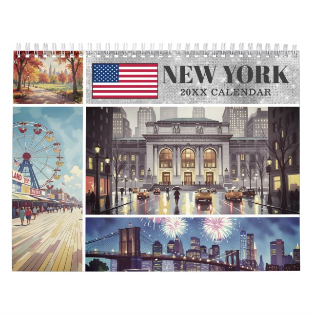 Calendario Modern New York USA  (Tapa)
