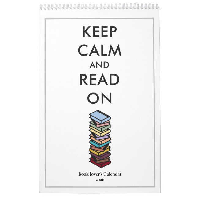 Calendario Modern Readers Quotes Colorful Book Lovers 2026 (Tapa)
