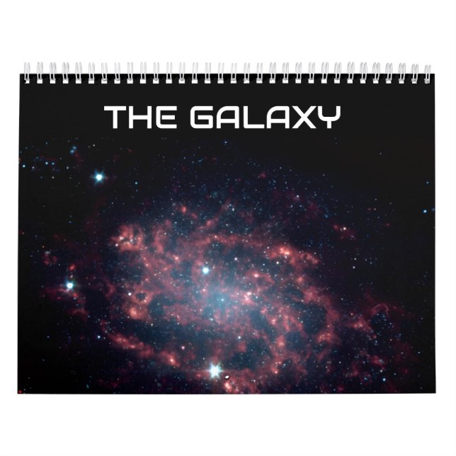 Calendario Modern Space THE GALAXY Calendar (Tapa)