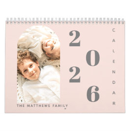 Calendario Moderna familia de Personalizados simples Photo 20