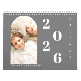 Calendario Moderna familia de Personalizados simples Photo 20
