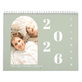 Calendario Moderna familia de Personalizados simples Photo 20
