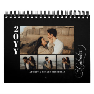 Calendario Moderno Chic 4 Collage de Fotos 53 fotos 
