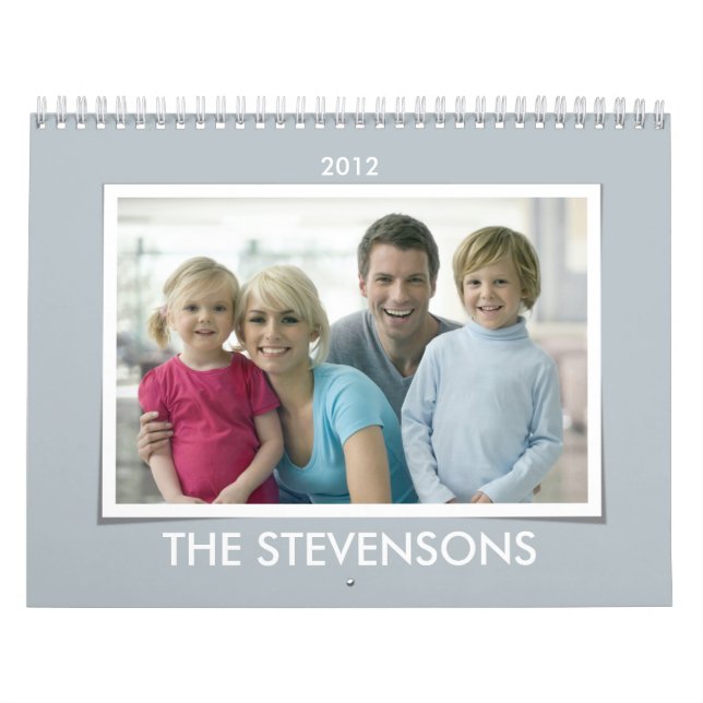 Calendario moderno de fotografía de portafolio (Tapa)