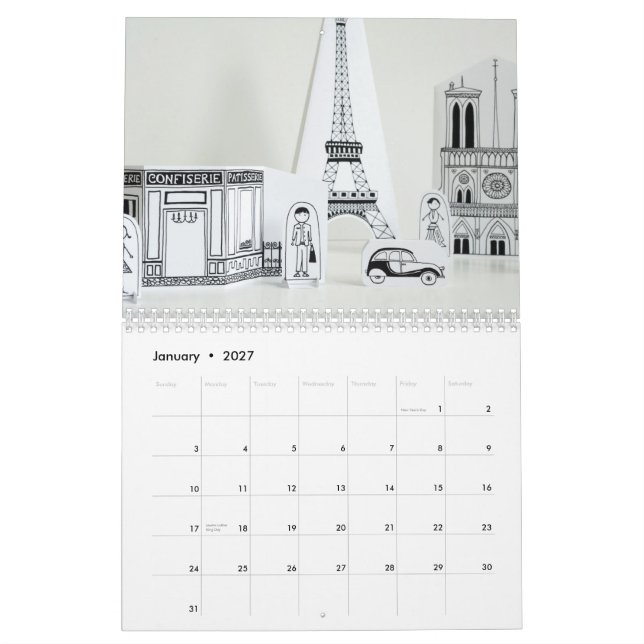 Calendario moderno del arte de Joel Henriques 2012 (Jan 2027)