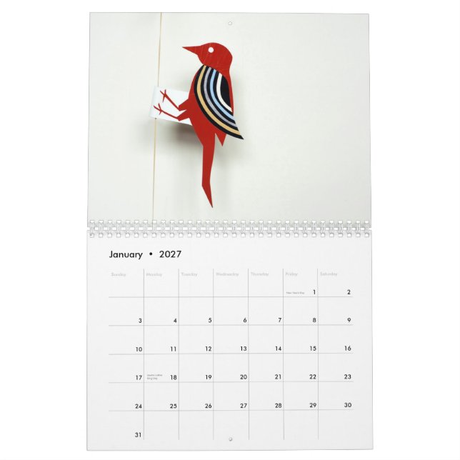 Calendario moderno del juguete de Joel Henriques (Jan 2027)