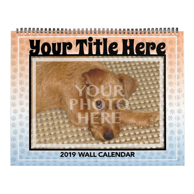 Calendario Modifique a su propio mascota del perro para (Tapa)