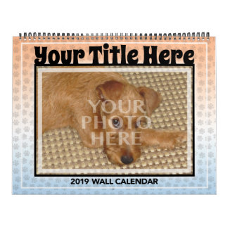 Calendario Modifique a su propio mascota del perro para