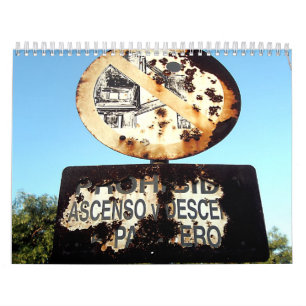 Calendario Moho y oxidado