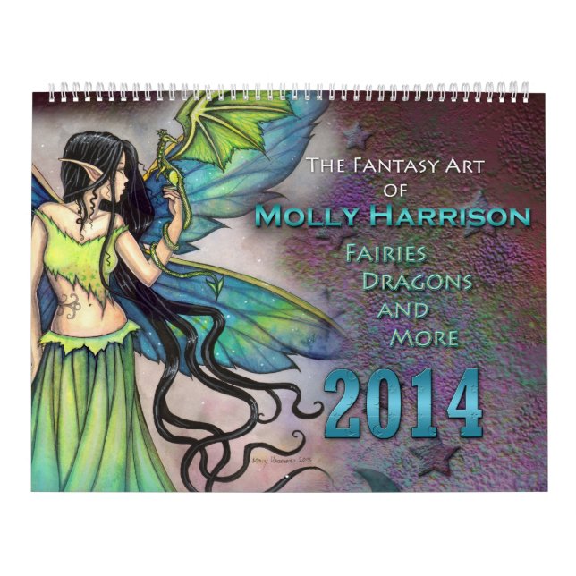 Calendario Molly Harrison 2014 Fairy and Fantasy Art Calendar (Tapa)