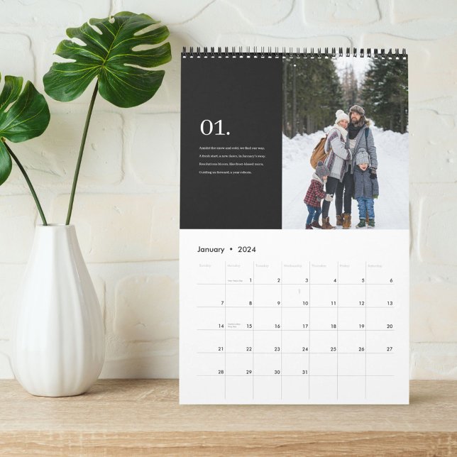 Calendario Momentos conscientes Fotos familiares y poemas (Subido por el creador)