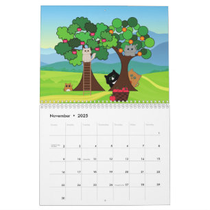 Calendario "Momentos Meowgical: Un año de gatos ka