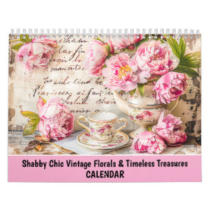 Calendario Momentos Shabby Chic – Florales Vintage y Atempora
