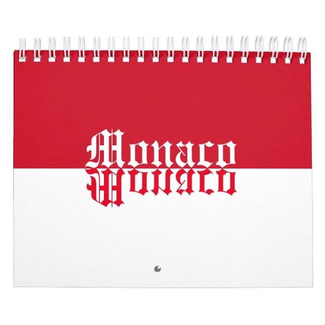 Calendario Mónaco (Tapa)