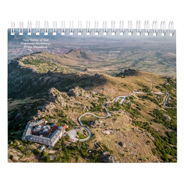 Calendario Monasterios y iglesias de Prilep: Una fotografía (Tapa)