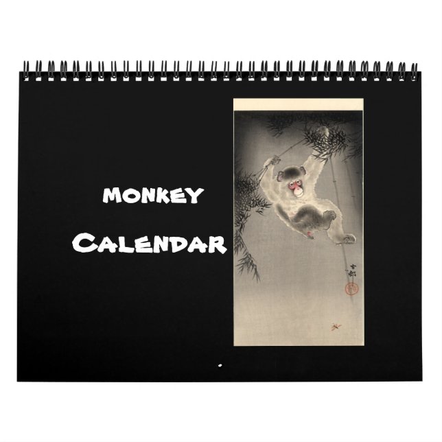 Calendario Mono Primate Vine Bienvenido Destino De Casa (Tapa)