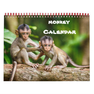 Calendario Mono Primate Vine Bienvenido Destino De Casa