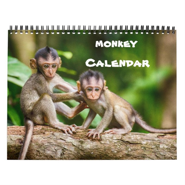 Calendario Mono Primate Vine Bienvenido Destino De Casa (Tapa)
