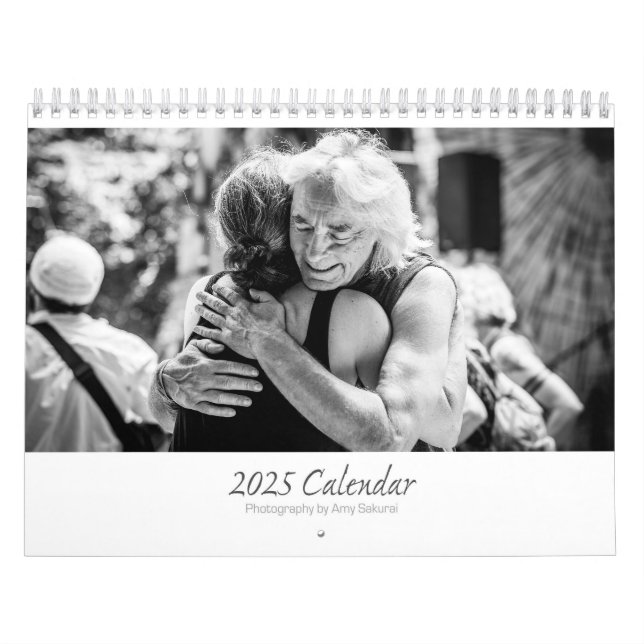 Calendario Monocromo de fotos de Amy 2025 (Tapa)