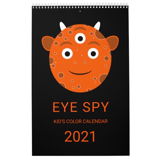 Calendario Monstruos de color de los EYE SPY (Tapa)