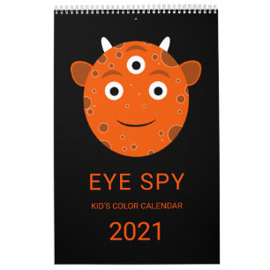 Calendario Monstruos de colores ESPÍO OJO