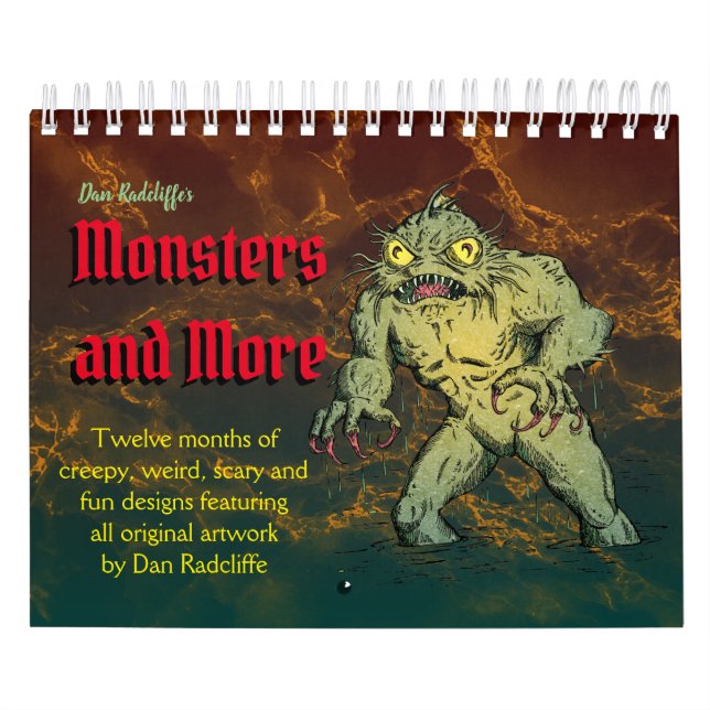 Calendario Monstruos y más (Tapa)