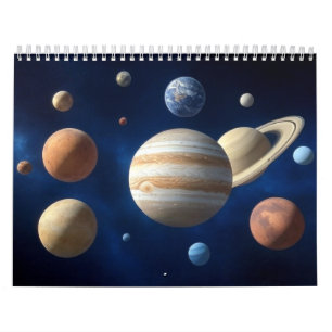 Calendario Montaje del sistema solar