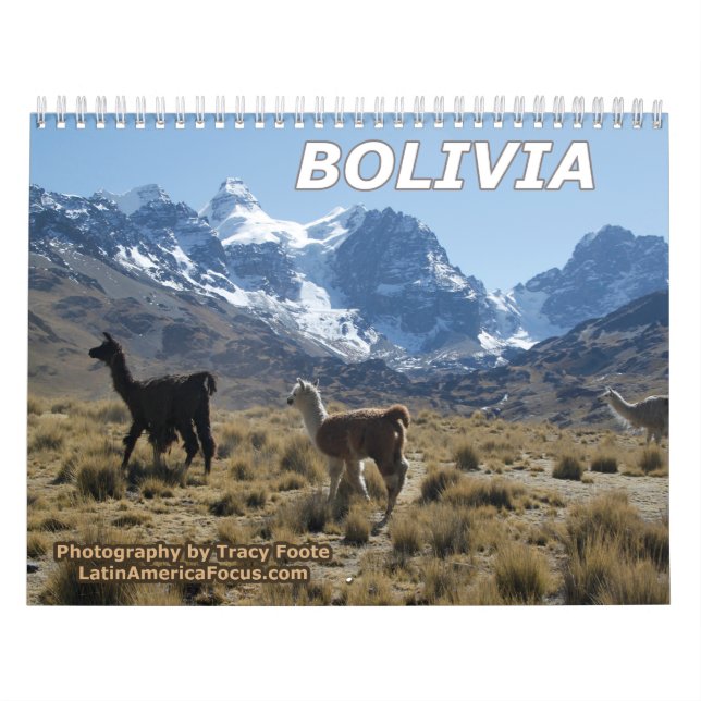 Calendario Montaña de nieve de Bolivia (Tapa)