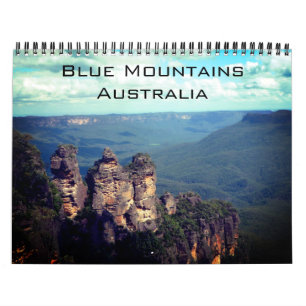 Calendario montañas azules 2026