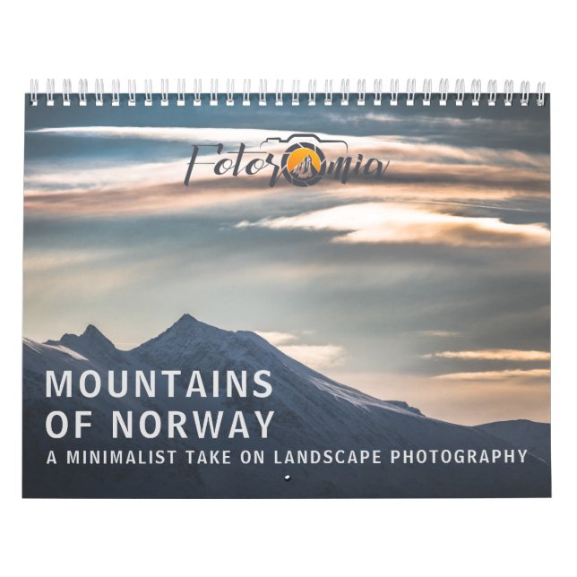 Calendario Montañas de Noruega 2026 (Tapa)