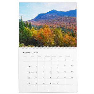 Calendario Montañas de Nuevo Hampshire y región de