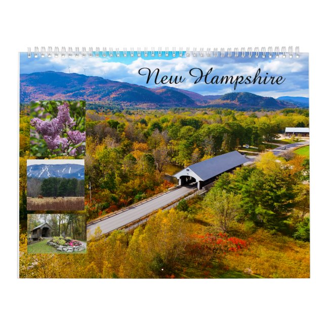 Calendario Montañas de Nuevo Hampshire y región de (Tapa)