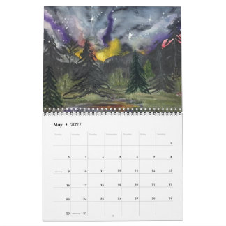 Calendario Montañas Místicas y Originales de MK Henson