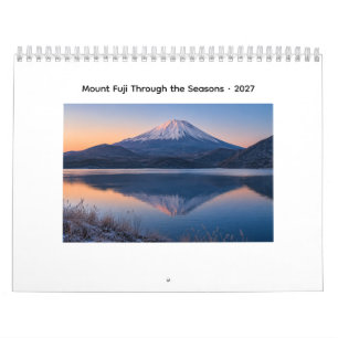 Calendario Monte Fuji a través de las Estaciones 2027