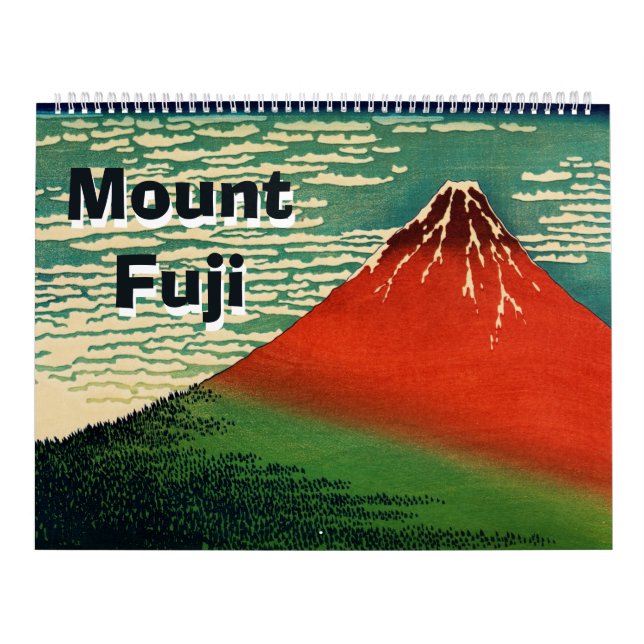 Calendario Monte Fuji de 12 meses (Tapa)