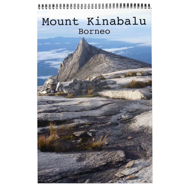 Calendario Monte Kinabalu, Borneo (Tapa)