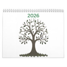 Monthly Wall Calendar - Change the Year