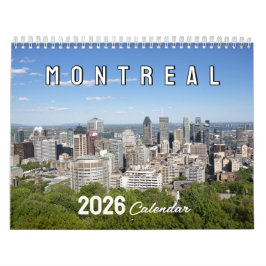 Calendario Montreal Scenic Photography