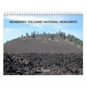 Calendario Monumento Nacional Volcánico Newberry Fotográfico