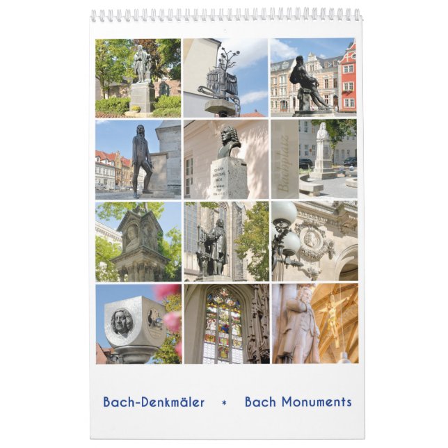 Calendario Monumentos de Johann Sebastian Bach (Tapa)