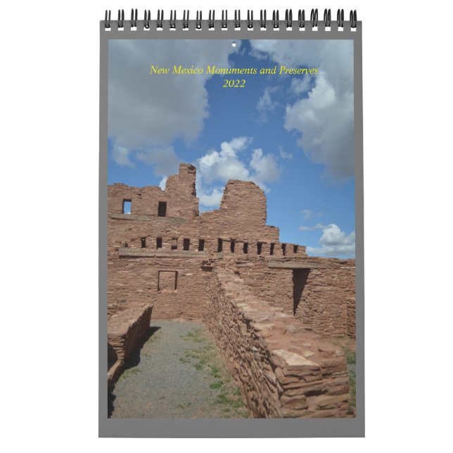 Calendario Monumentos y reservas de Nuevo México (Tapa)