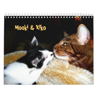 Calendario Mooki y Kiko