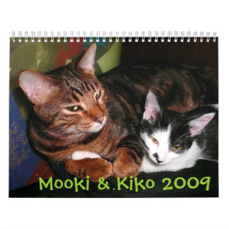 Calendario Mooki y Kiko 2009